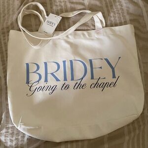 NWT Bride Tote Bag